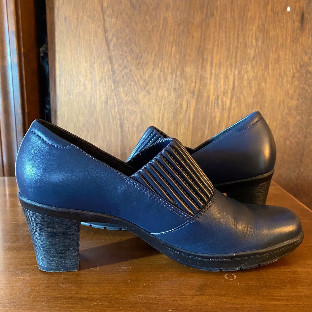 Clarks Navy Ankle Boots